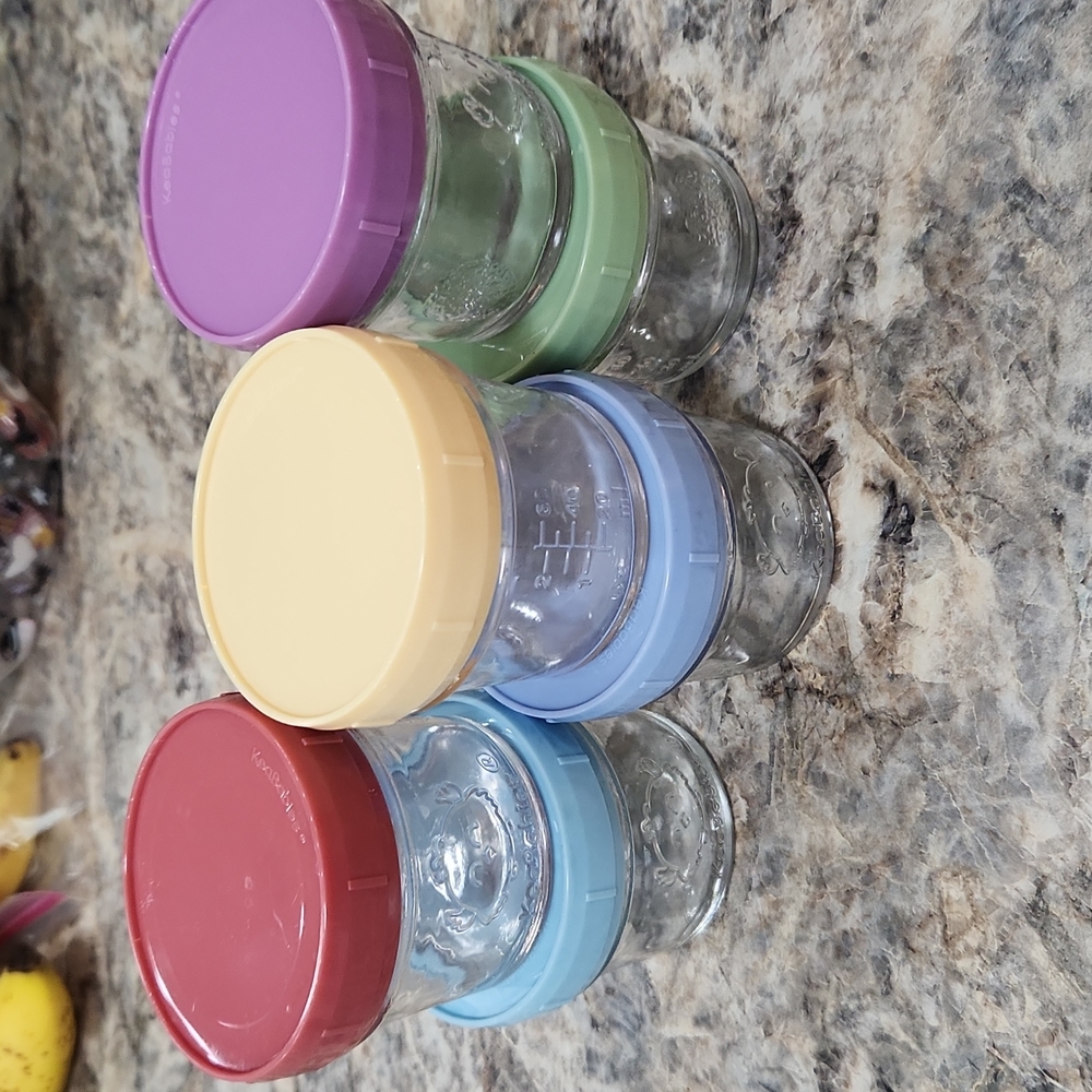 Glass Baby Food Jars